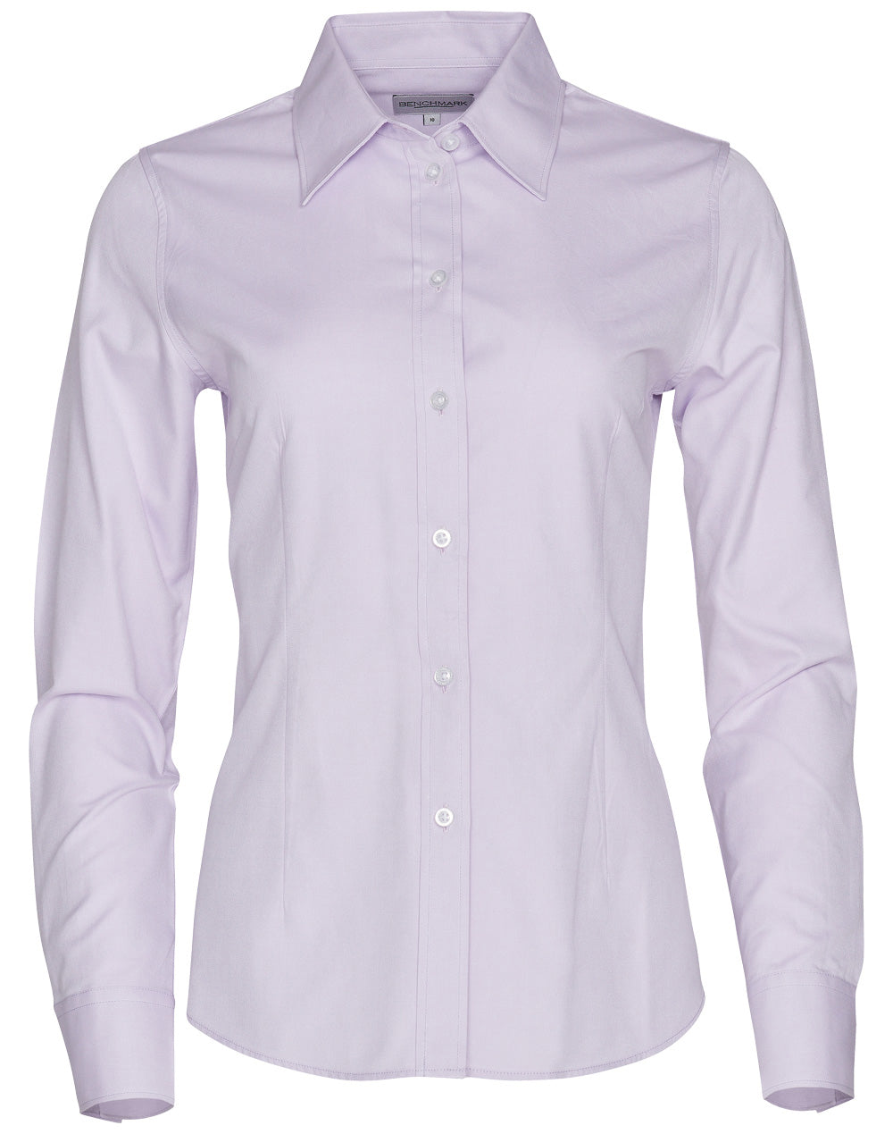 Women's CVC Oxford L/S Shirt - Lilac