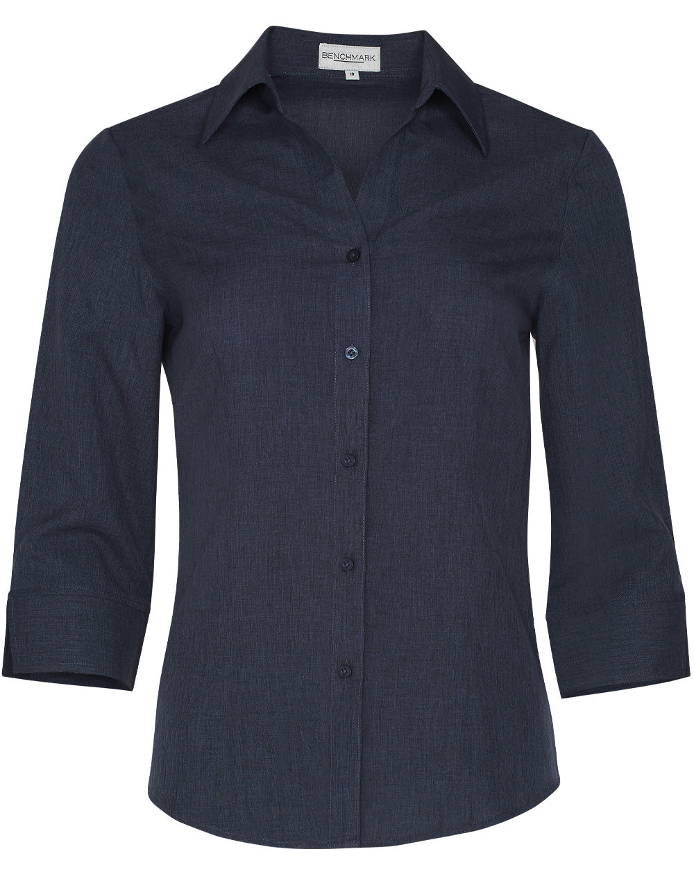 Women's Cooldry 3/4 Sleeve Shirt - Denim