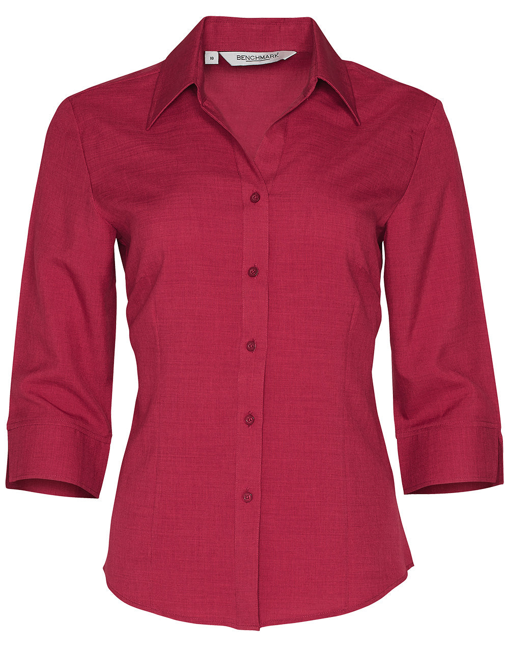 Women's Cooldry 3/4 Sleeve Shirt - Red