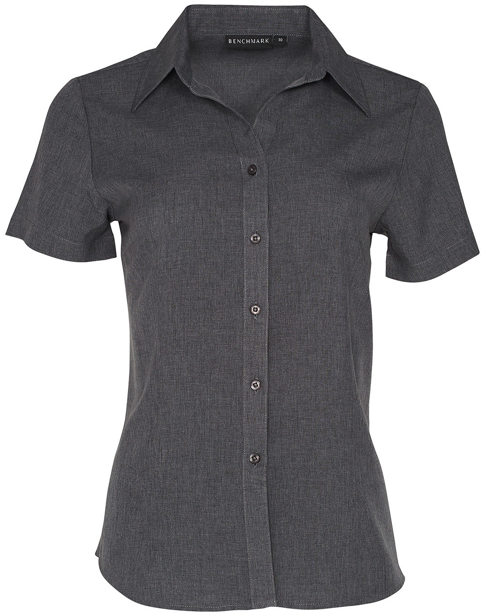 Women's Cooldry Short Sleeve Shirt - Charcoal