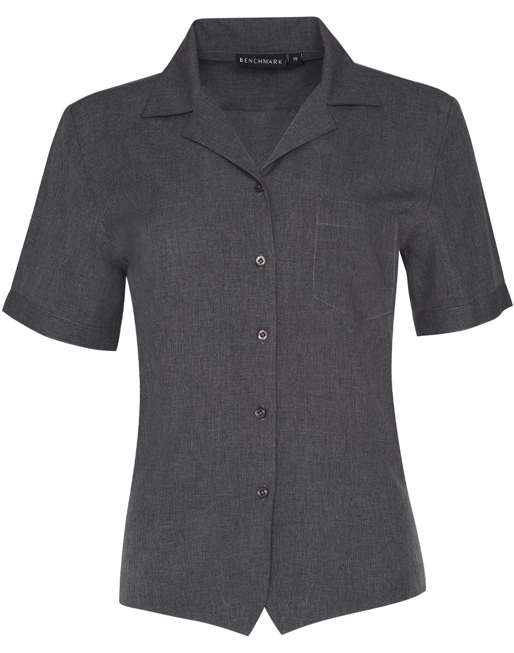 Women's Cooldry Short Sleeve Overblouse - Charcoal