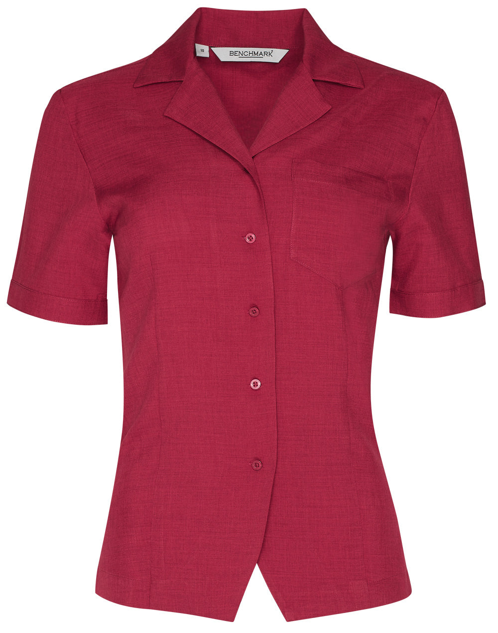 Women's Cooldry Short Sleeve Overblouse - Red