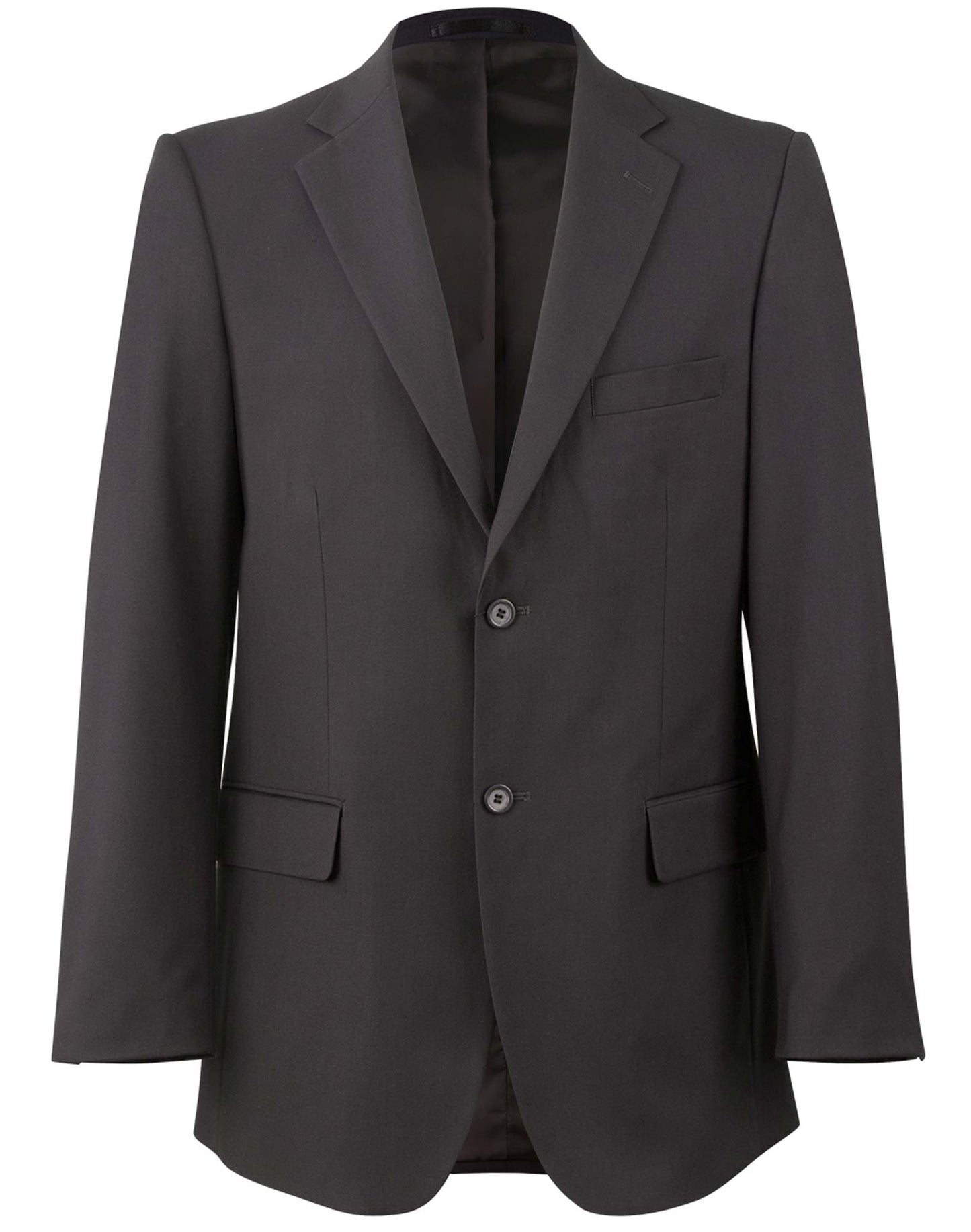 Men's Poly/Viscose Stretch Jacket - Charcoal