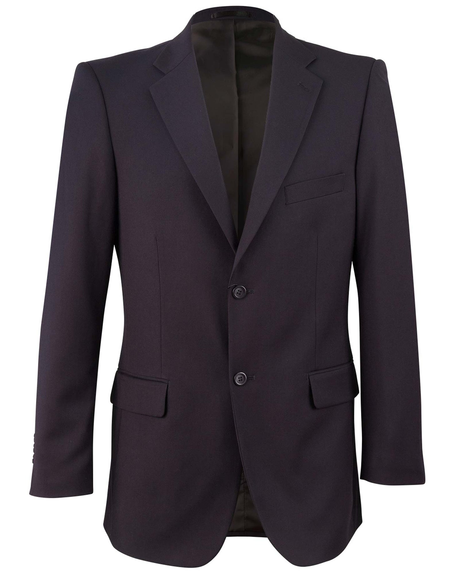Men's Poly/Viscose Stretch Jacket - Navy