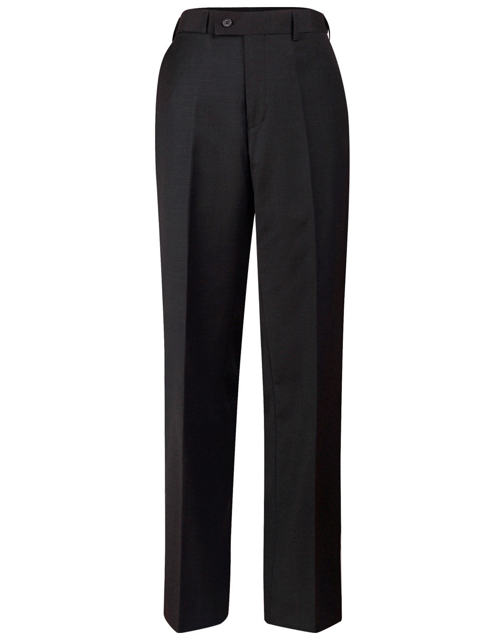 Men's Wool Blend Stretch Flexi Waist Pants - Charcoal