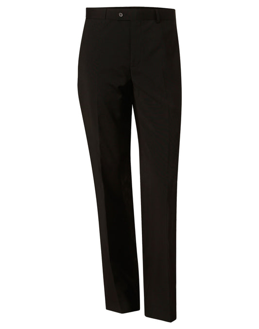 Men's Polyviscose Stretch Pants - Black