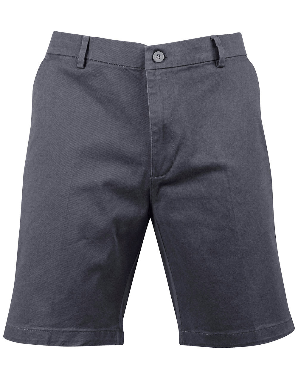 Men's Stretch Cotton Chino Shorts - Dark Grey