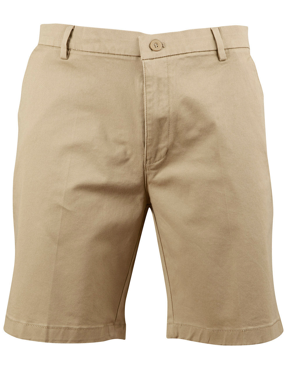 Men's Stretch Cotton Chino Shorts - Stone
