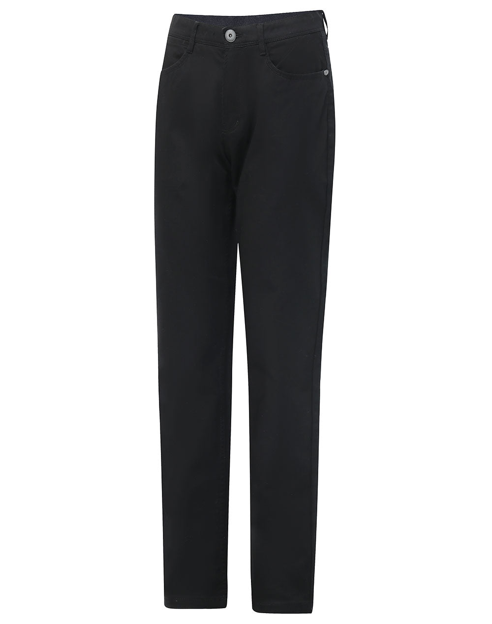 Men's Jean Style Flexi Chino Pants - Black