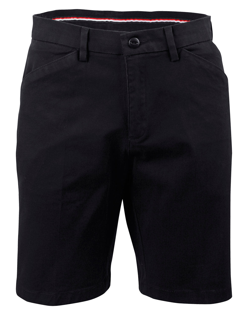 Ladies' Stretch Cotton Chino Shorts - Black
