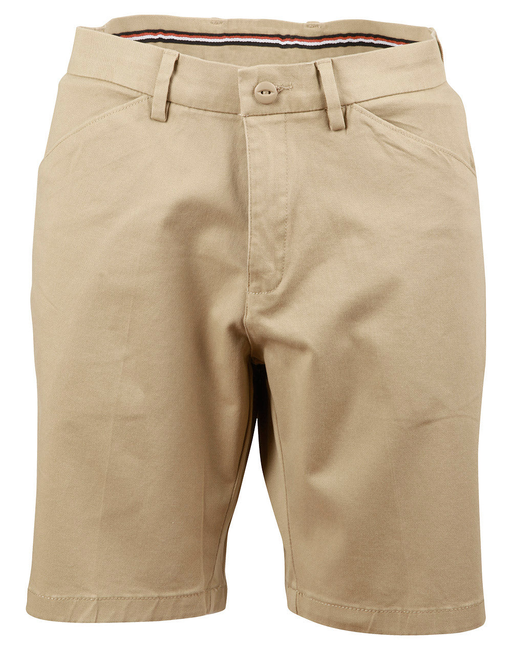 Ladies' Stretch Cotton Chino Shorts - Stone