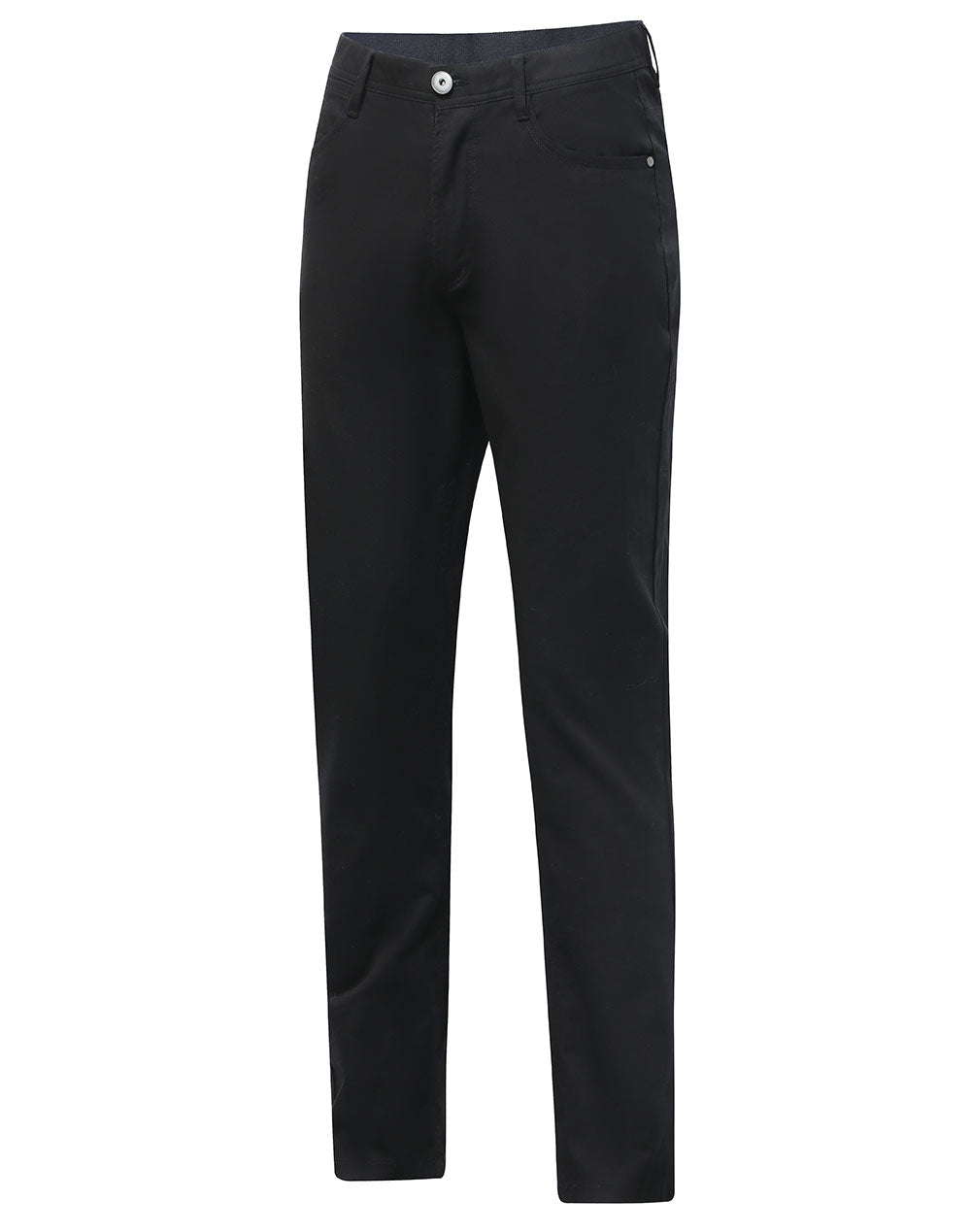 Ladies' Jean Style Flexi Chino Pants - Black