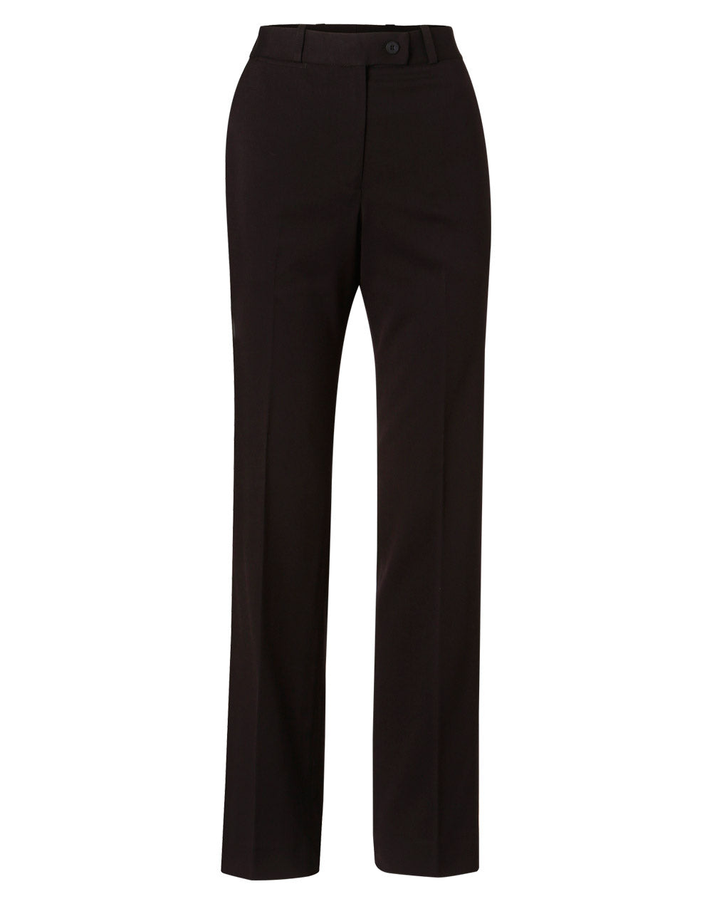 Women's Flexi Waist Utility Pants in Poly/Viscose Stretch - Black