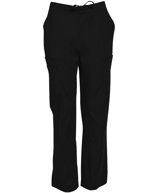 Men's Solid Colour Scrub Pants - Black