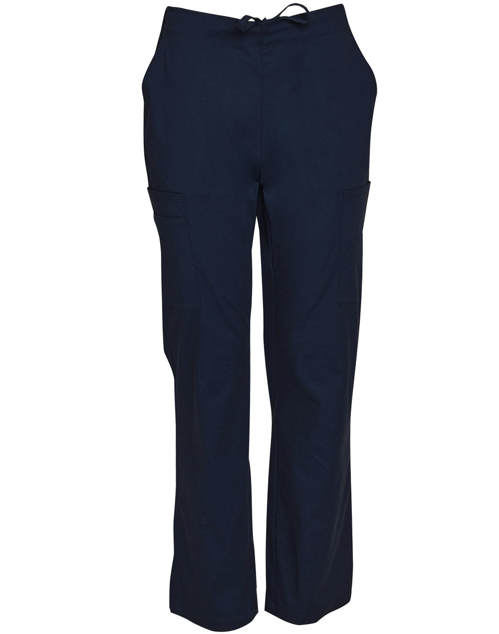 Men's Solid Colour Scrub Pants - Navy
