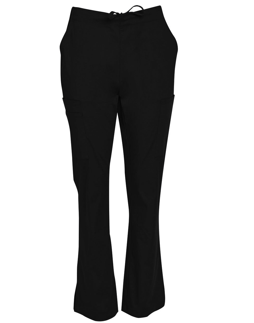 Ladies' Solid Colour Scrub Pants - Black