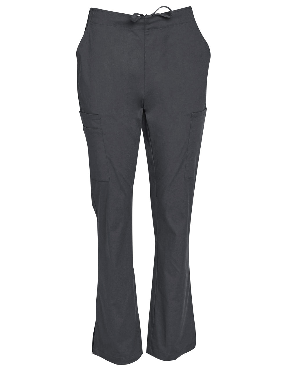 Ladies' Solid Colour Scrub Pants - Charcoal