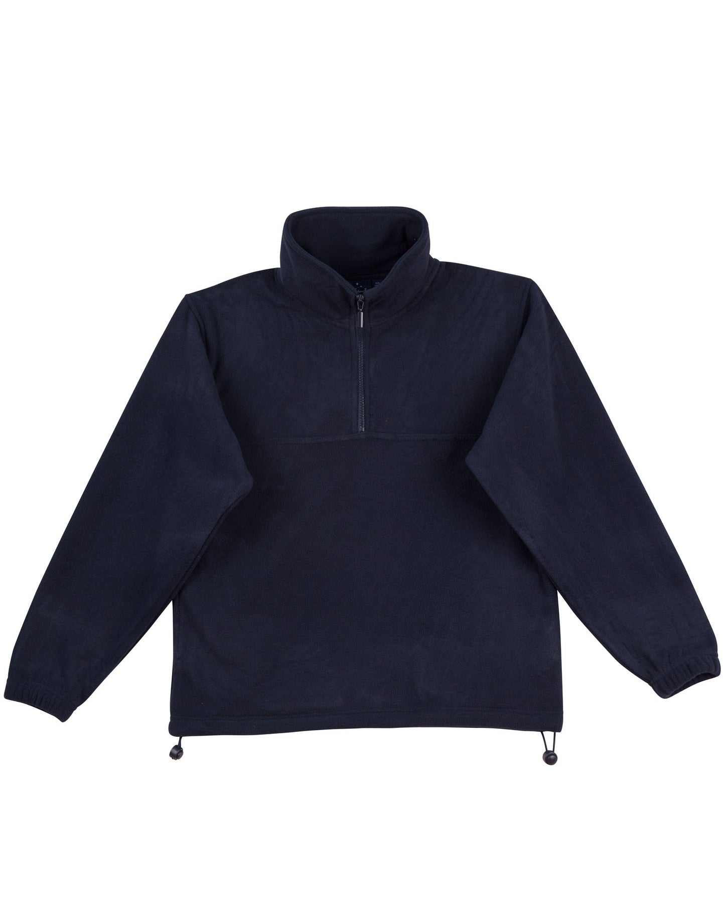 Kids' half zip polar fleecy pullover - Navy