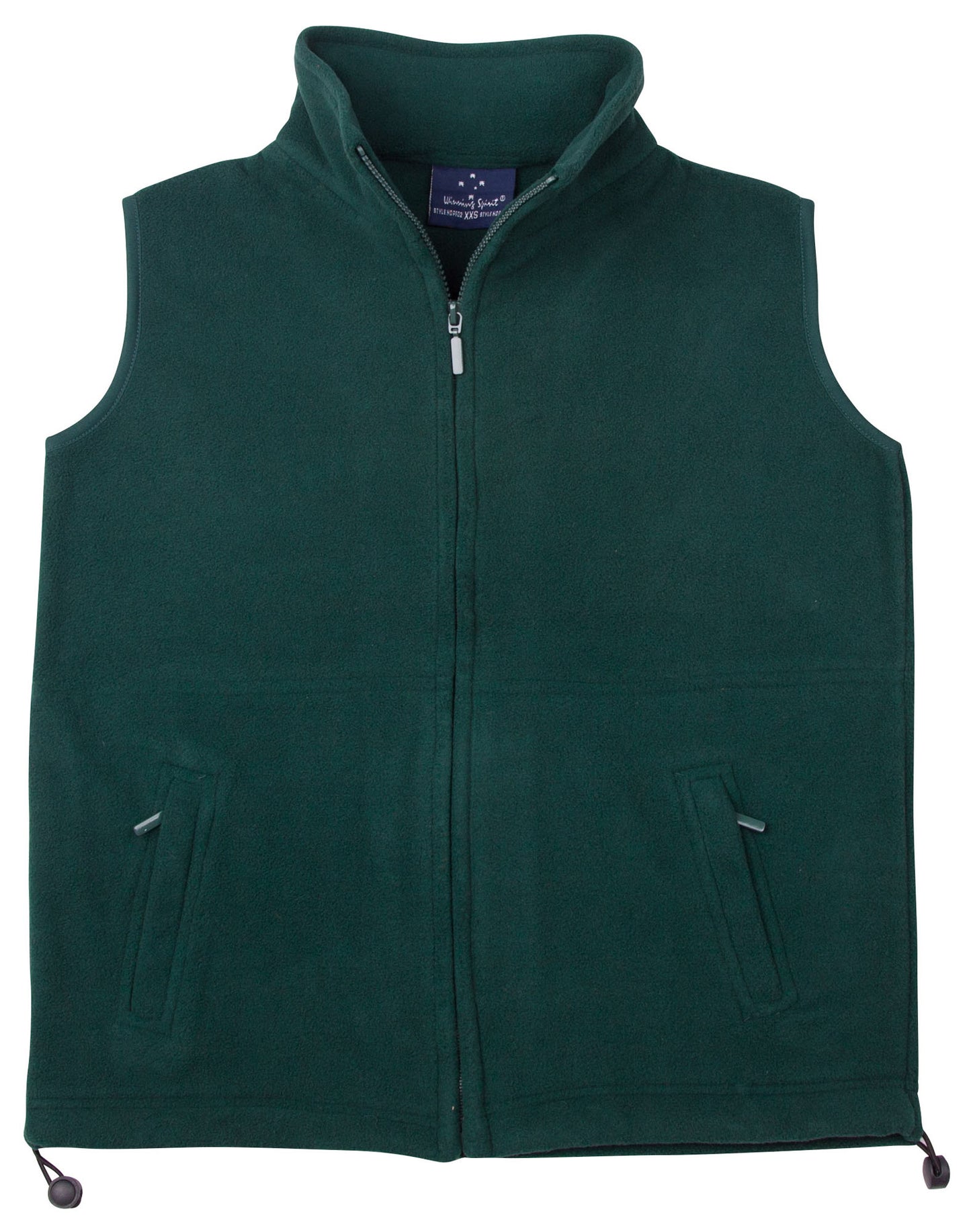Unisex Polar Fleece Vest. - Bottle/Bottle