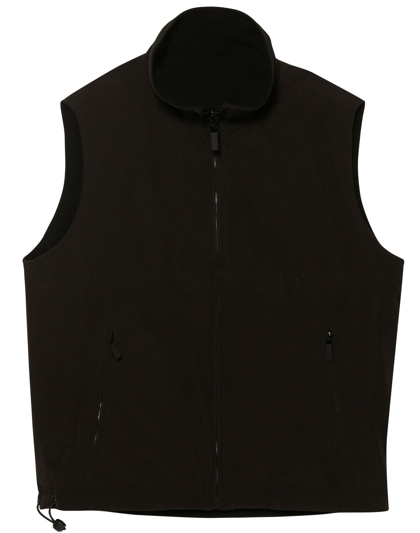 Unisex reversible vest - Black/Black
