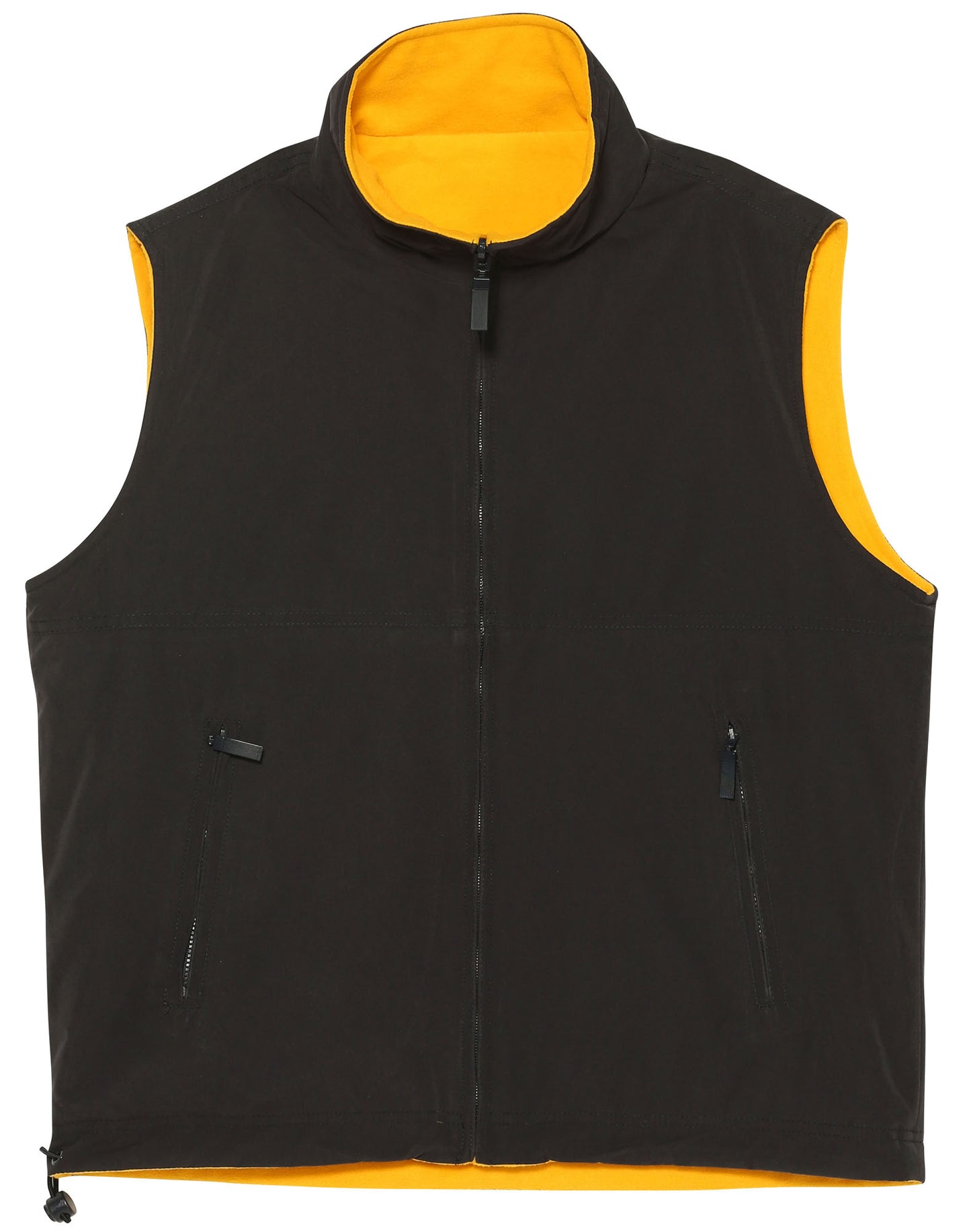 Unisex reversible vest - Navy/Gold