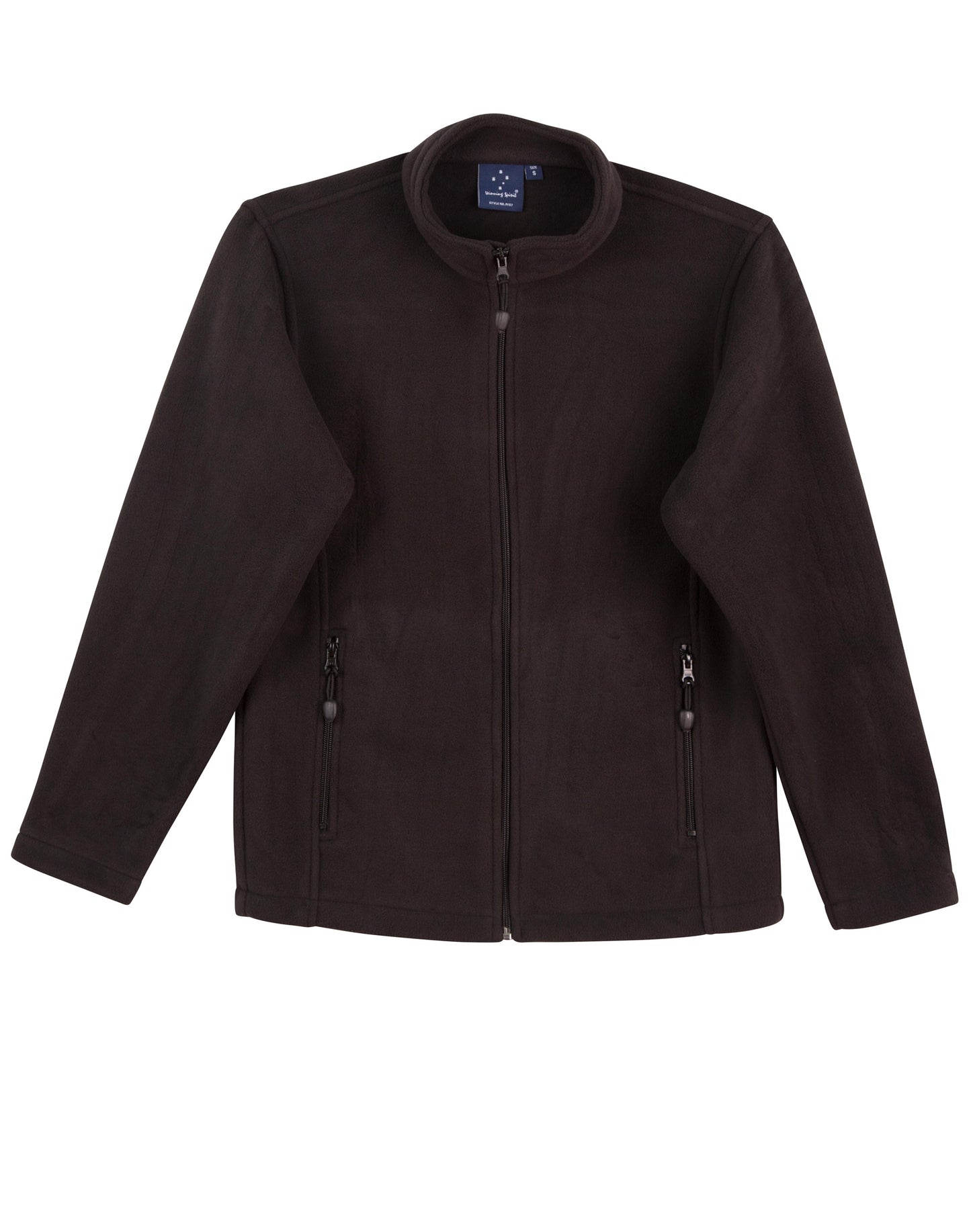 kids bonded P/F full zip jacket - Black