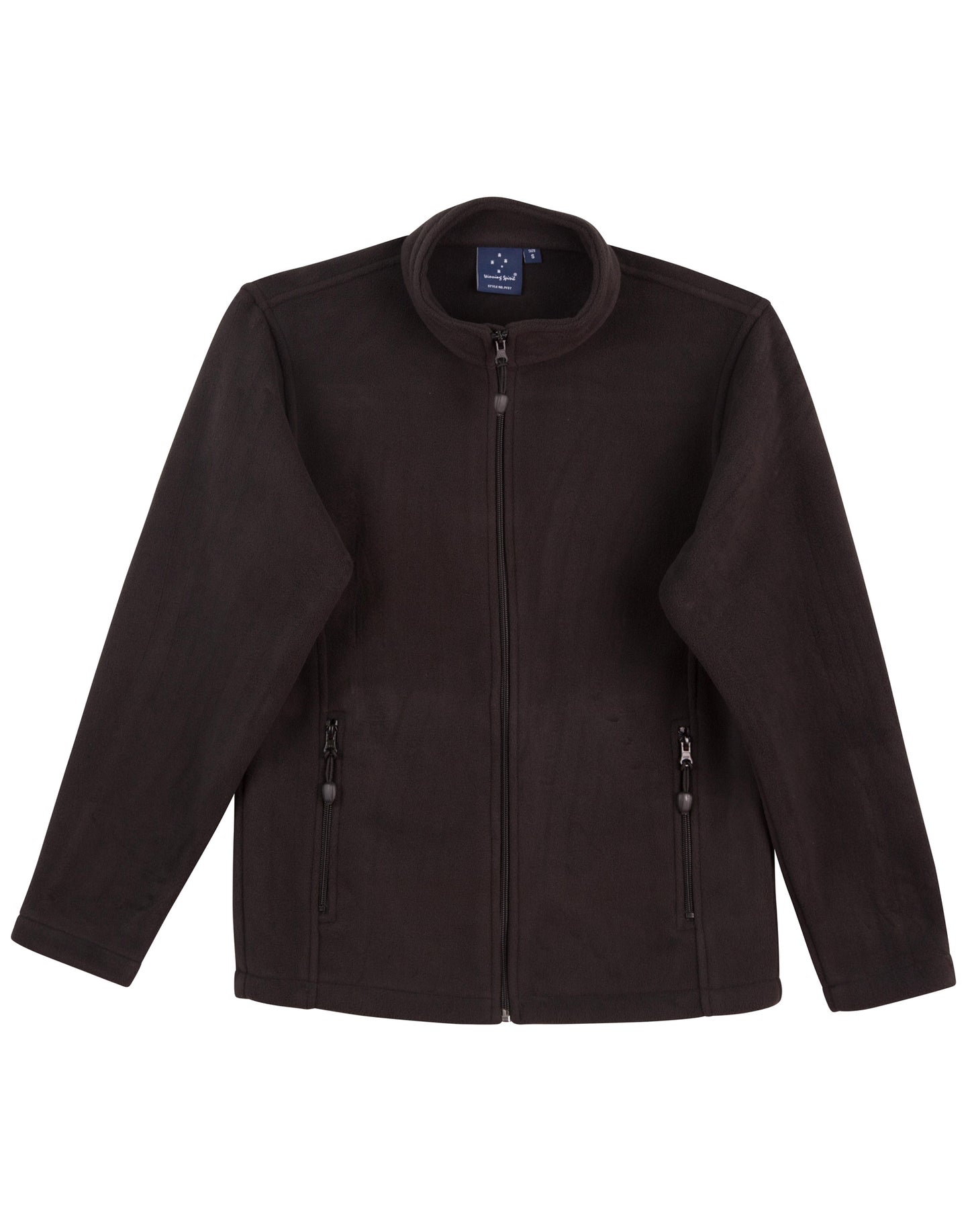 Mens bonded P/F full zip jacket - Black
