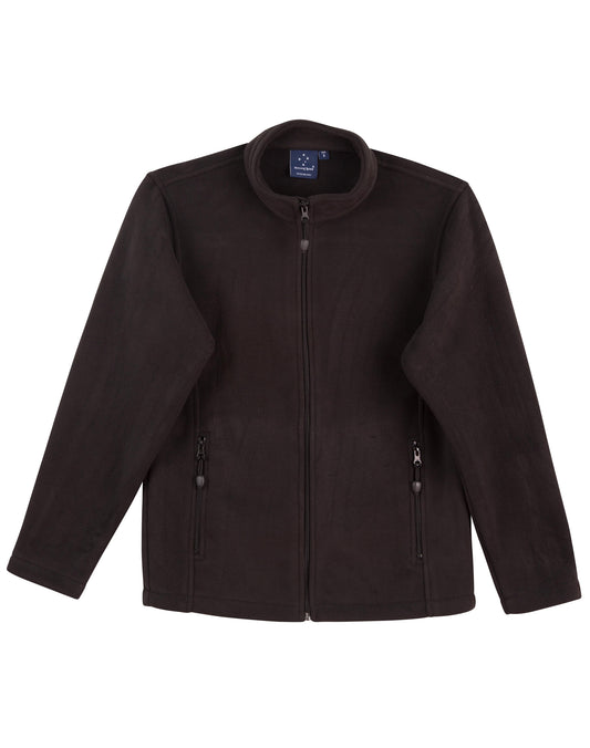 Mens bonded P/F full zip jacket - Black