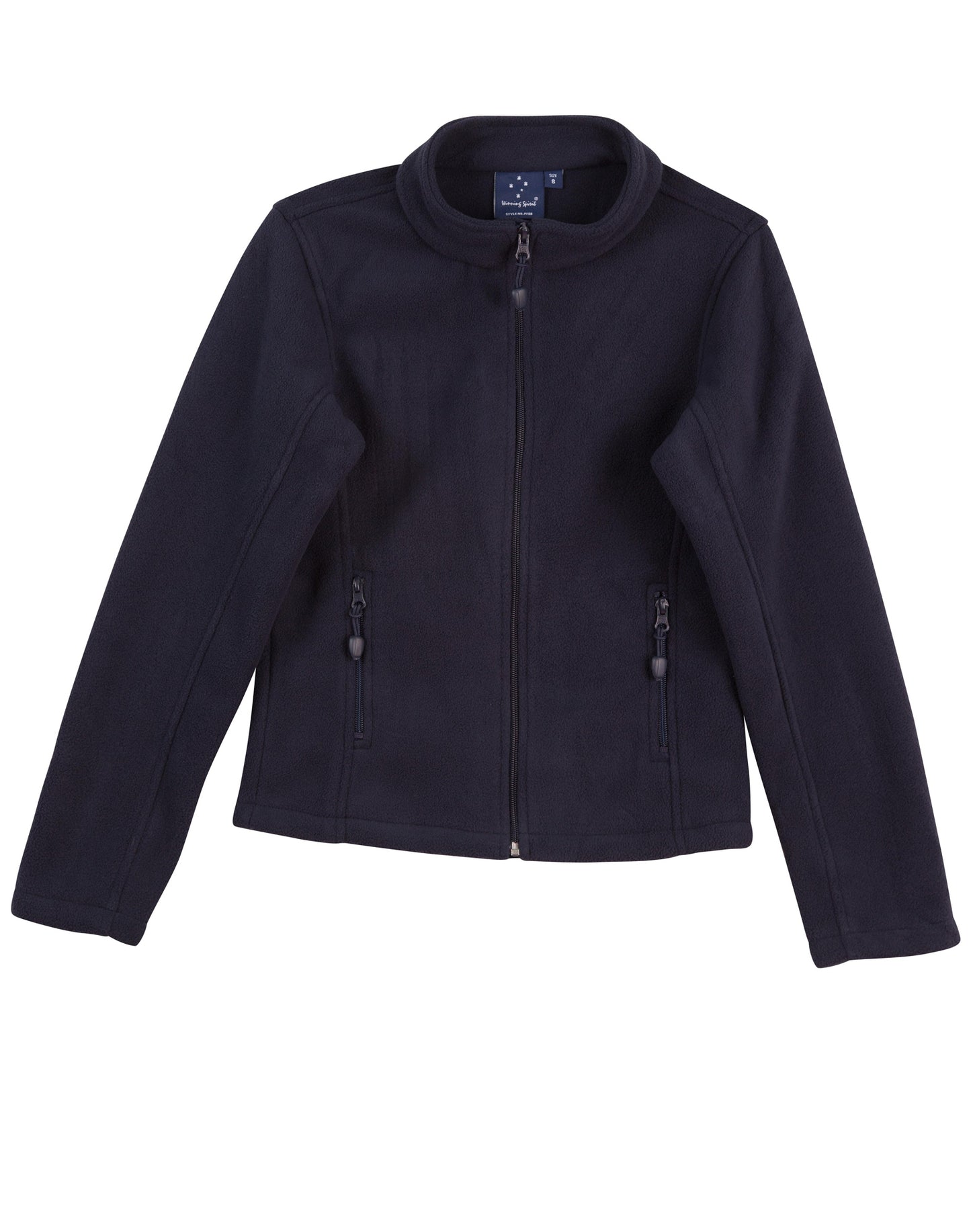 ladies bonded P/F full zip jacket - Navy