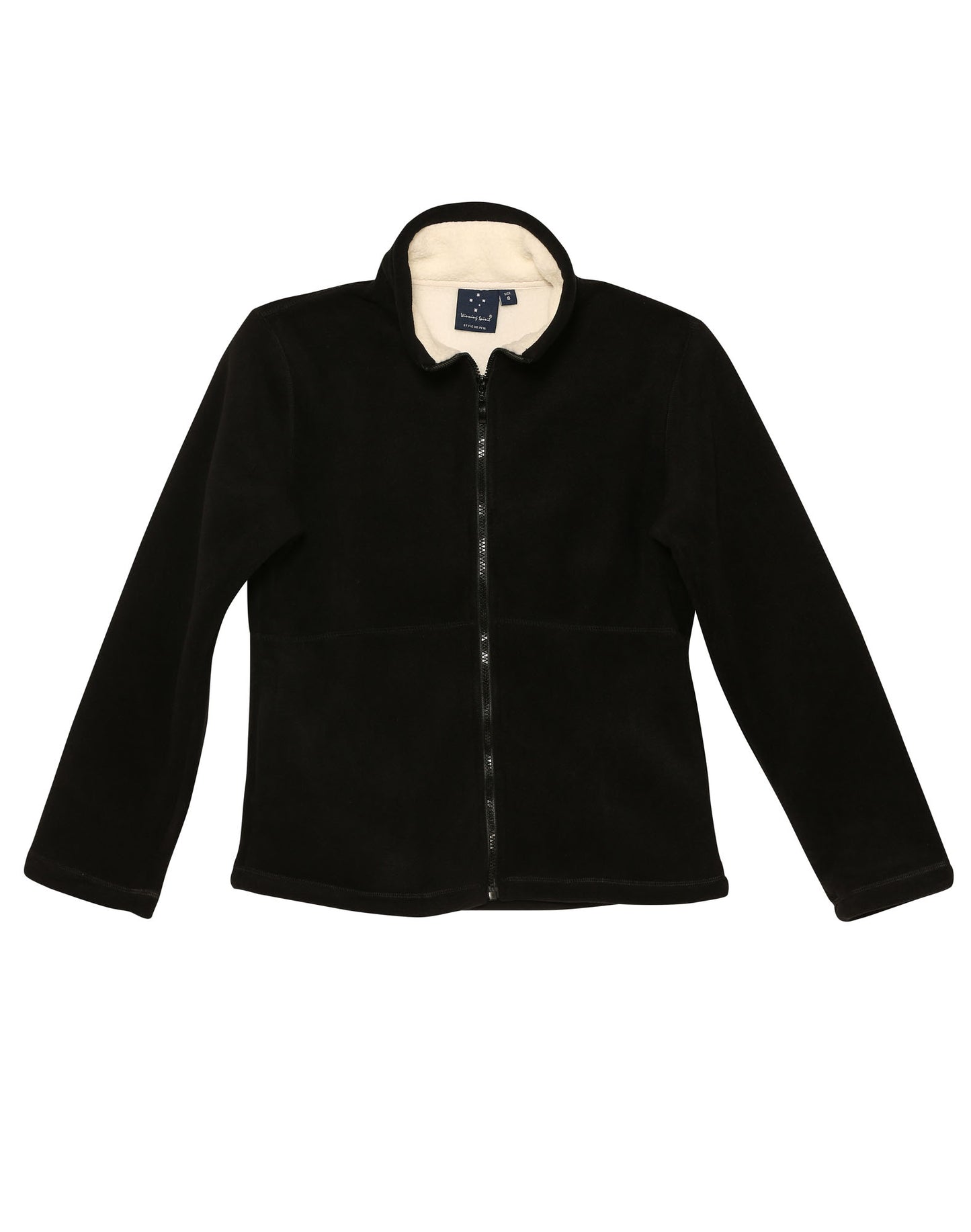 Ladies shepherd p/f jacket - Black/Cream