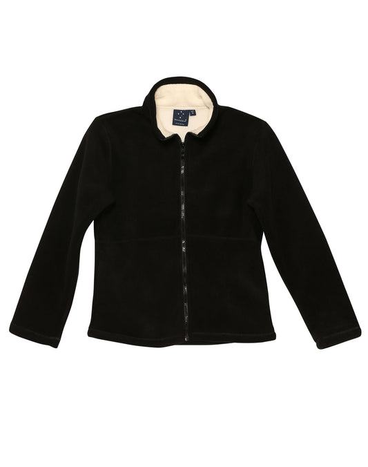 Ladies shepherd p/f jacket - Black/Cream
