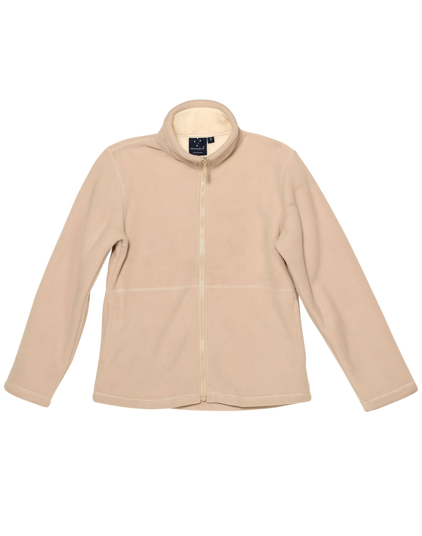 Ladies shepherd p/f jacket - Camel/Cream