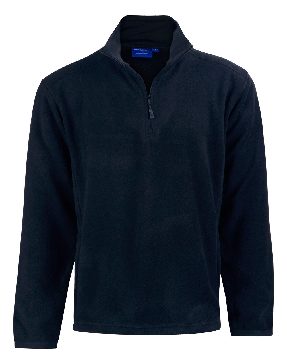 Kid's Half Zip Polar Fleece Pullover - Navy