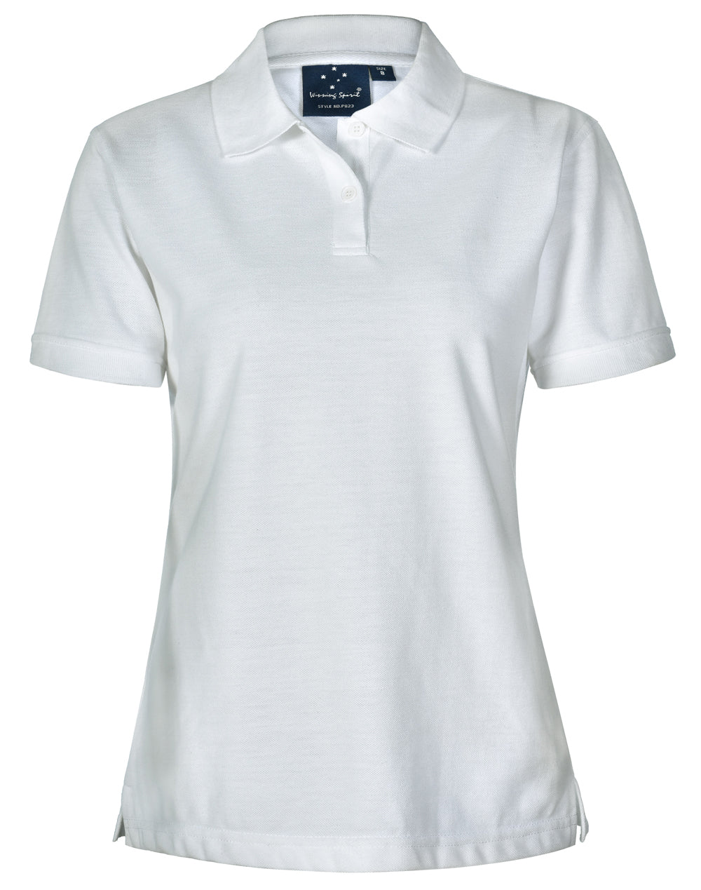 Ladies' tight pique - White