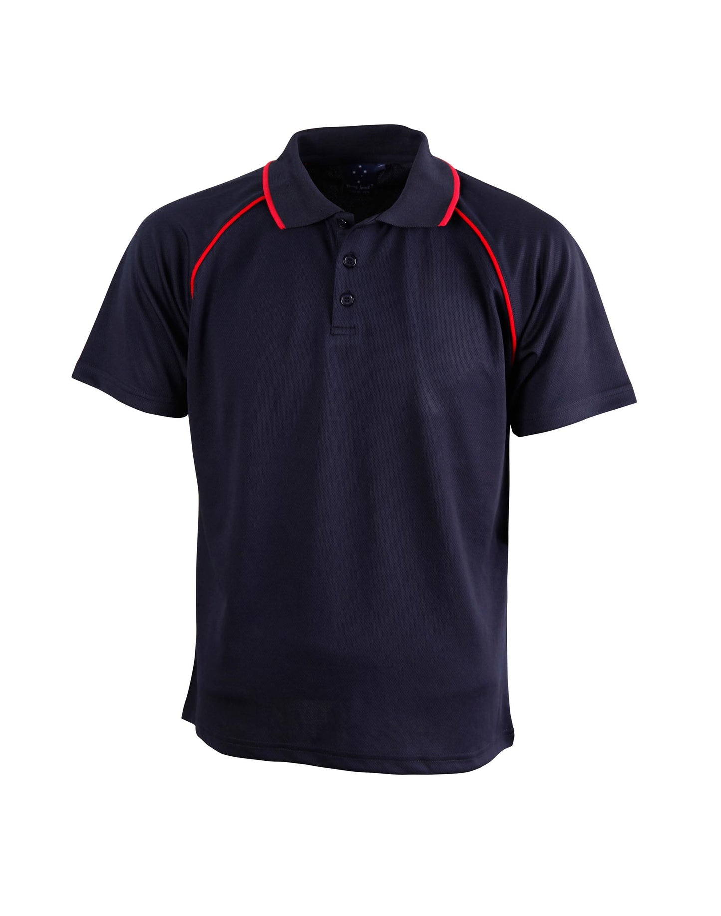 Kid's Cooldry raglan S/S - Navy/Red