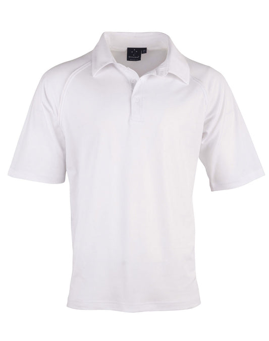 Children's Cooldry S/S polo - White