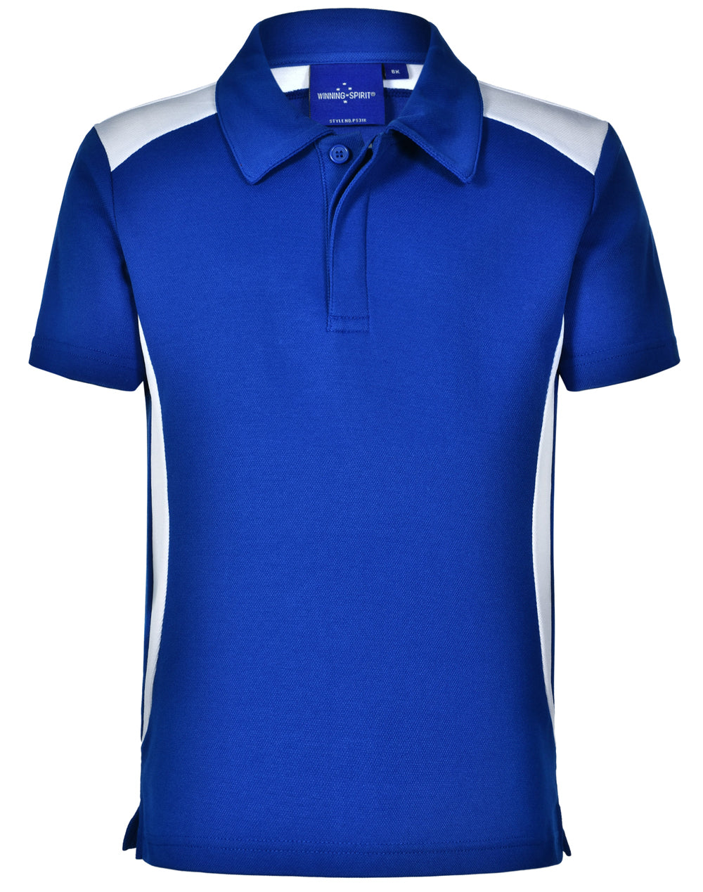 Chidren's Truedry contrast polo - Royal/White