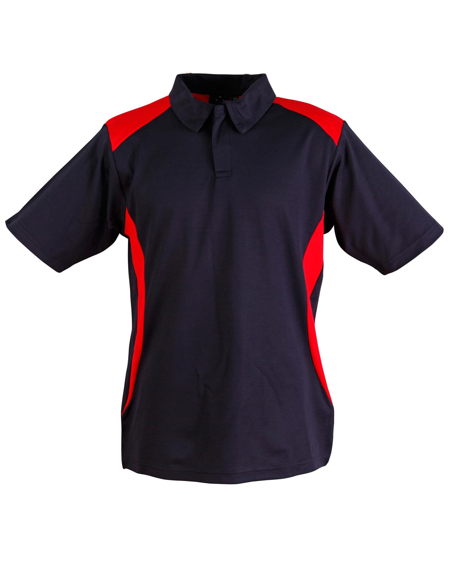 Men's Truedry contrast polo - Navy/Red