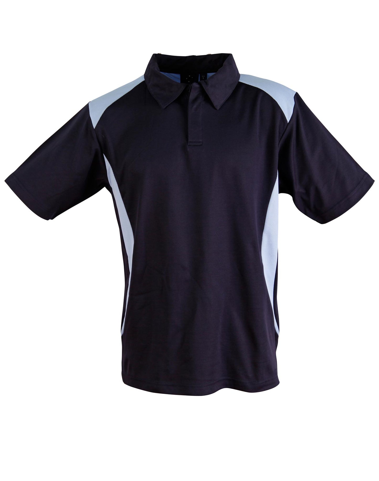 Chidren's Truedry contrast polo - Navy/Skyblue