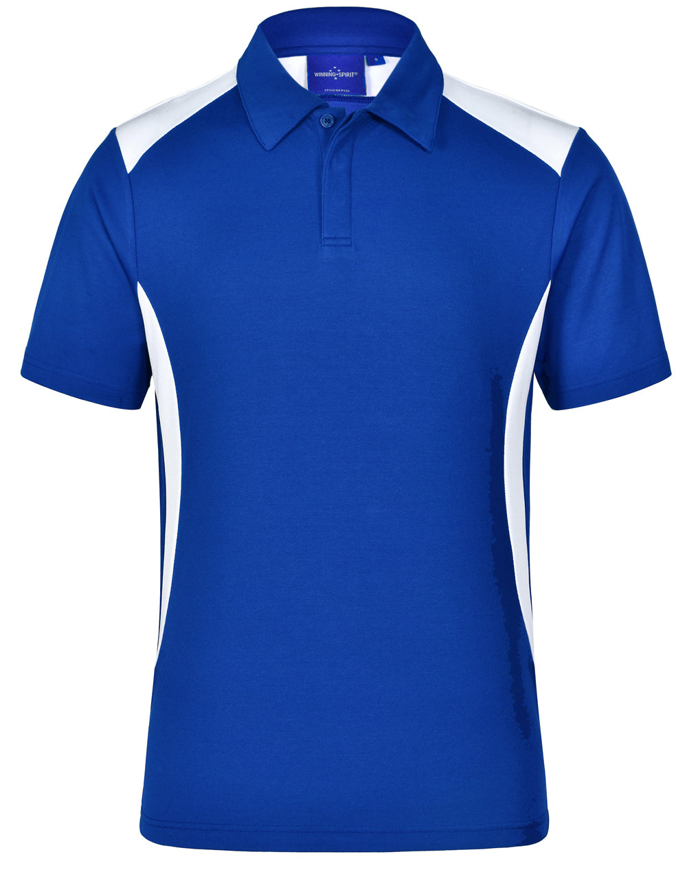 Men's Truedry contrast polo - Royal/White