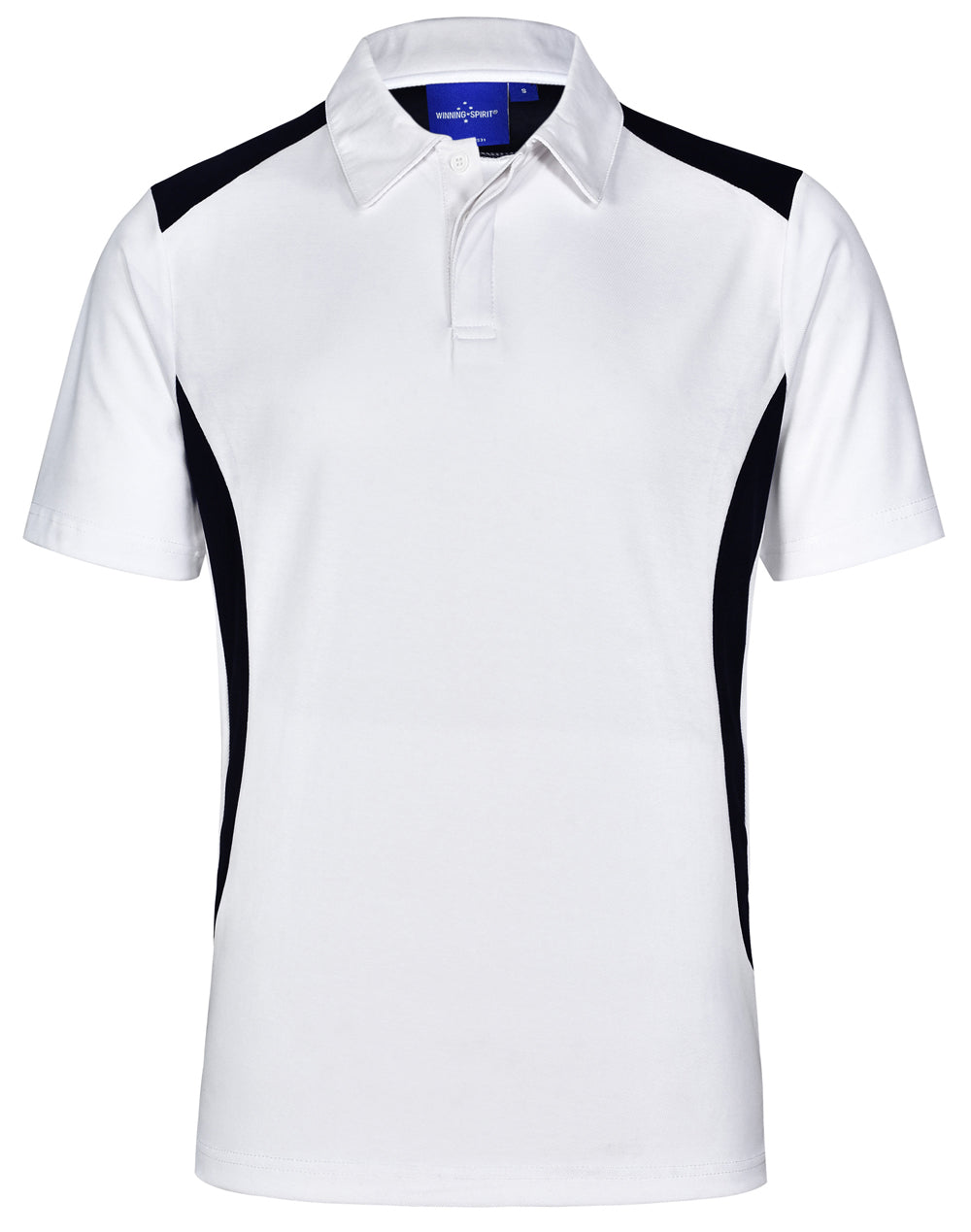 Men's Truedry contrast polo - White/Navy