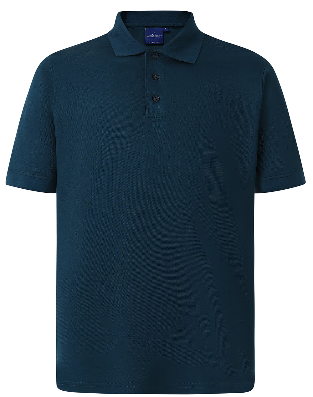 Men's Cotton Back Truedry S/S Polo - Ocean Blue