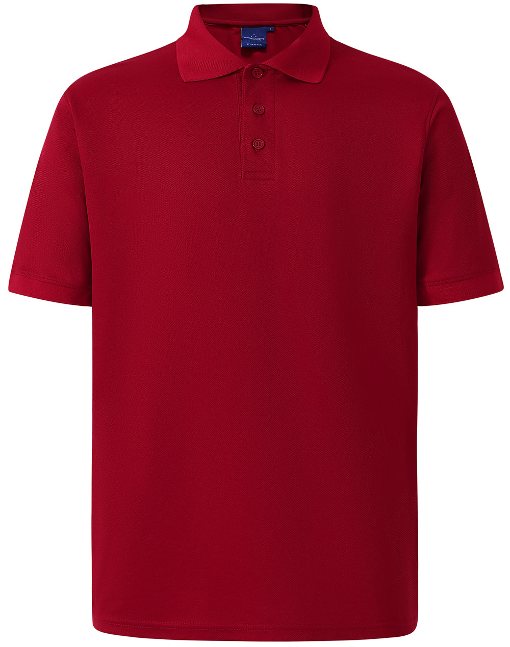 Men's Cotton Back Truedry S/S Polo - Ruby