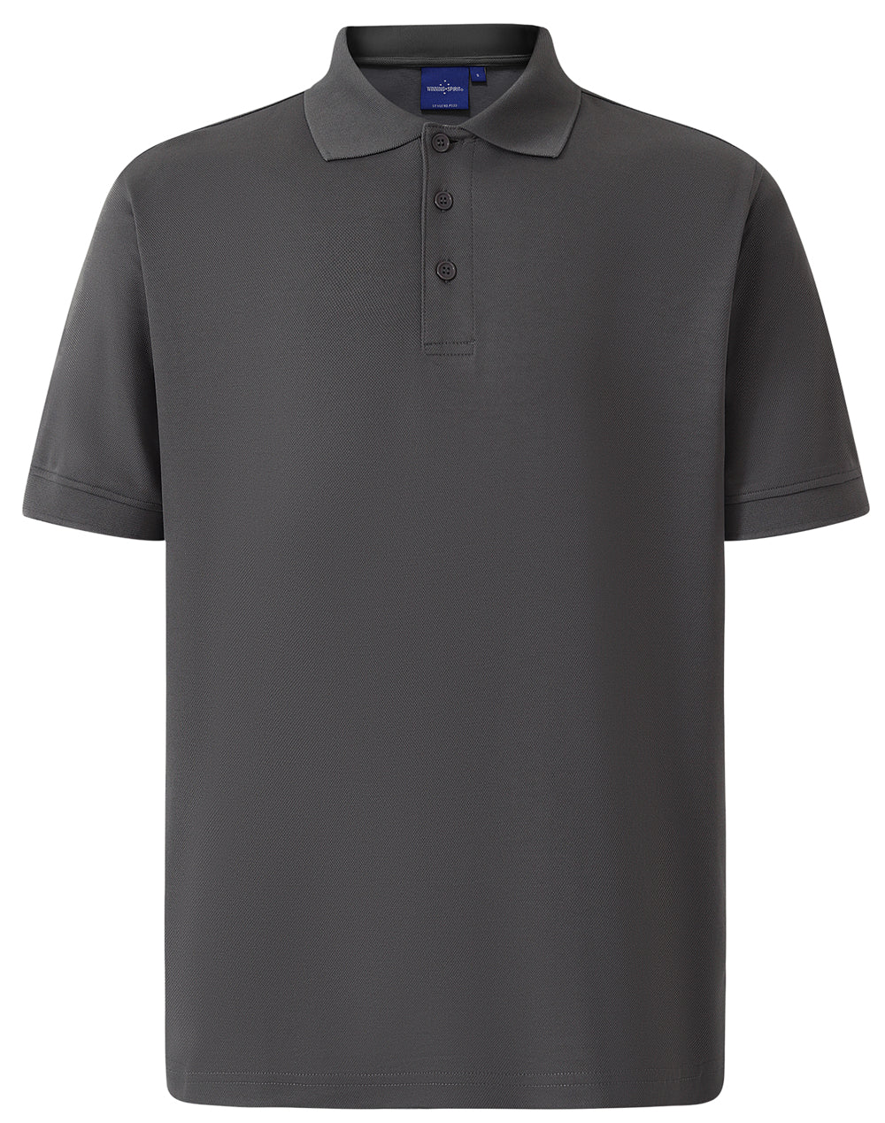 Men's Cotton Back Truedry S/S Polo - Steel Grey