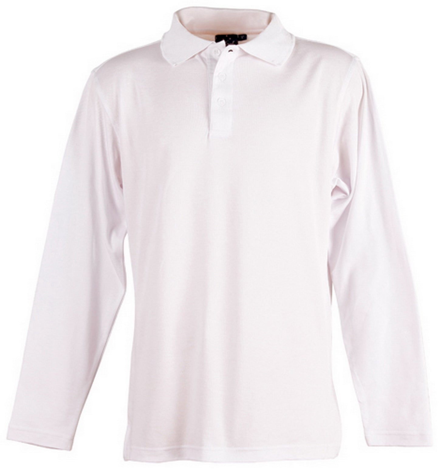 Men's Cotton Back Truedry L/S Polo - White