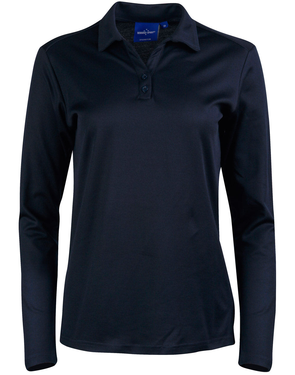 Ladies' Cotton Back Truedry L/S Polo - Navy