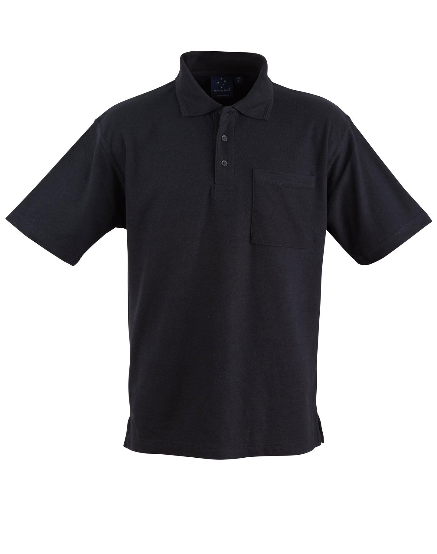 Pocket short sleeve polo - Black