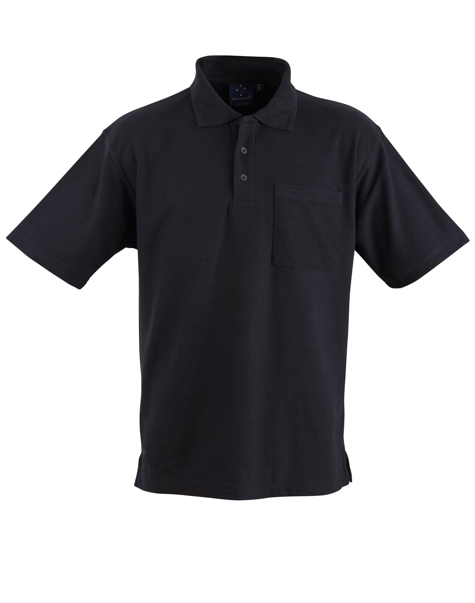 Pocket short sleeve polo - Black