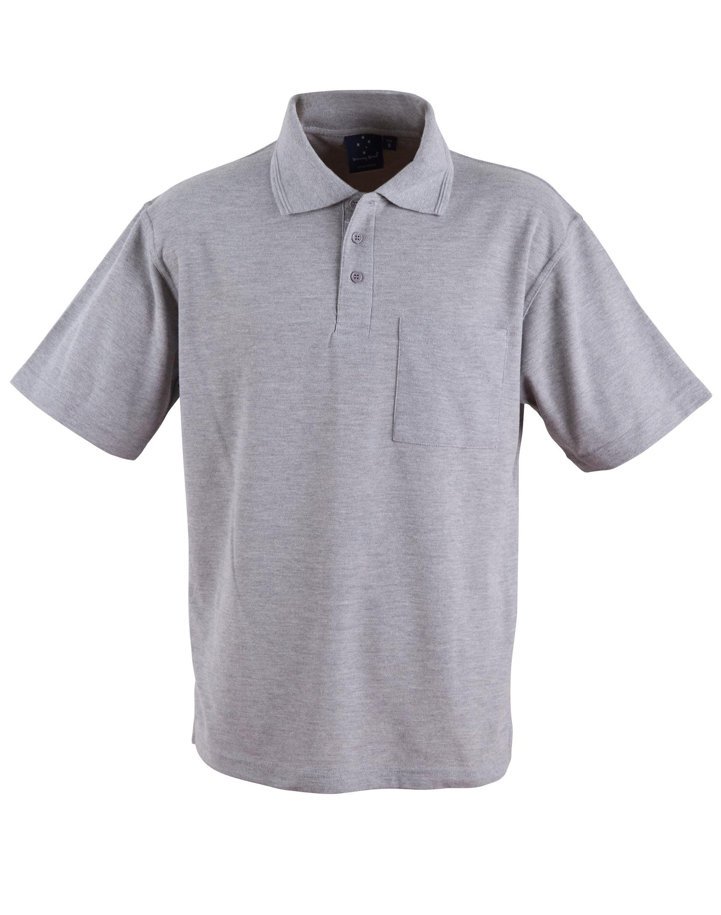 Pocket short sleeve polo - Grey
