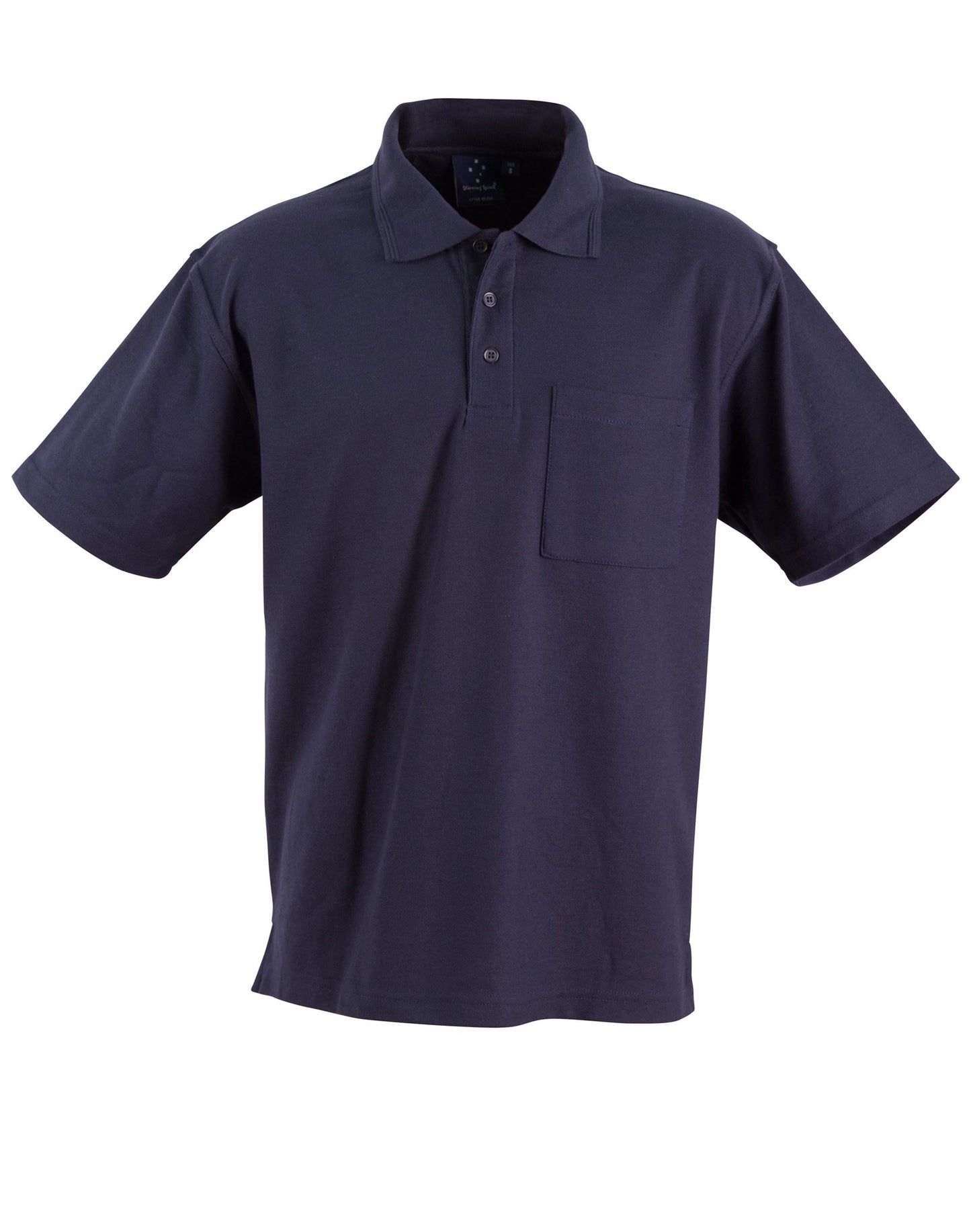Pocket short sleeve polo - Navy